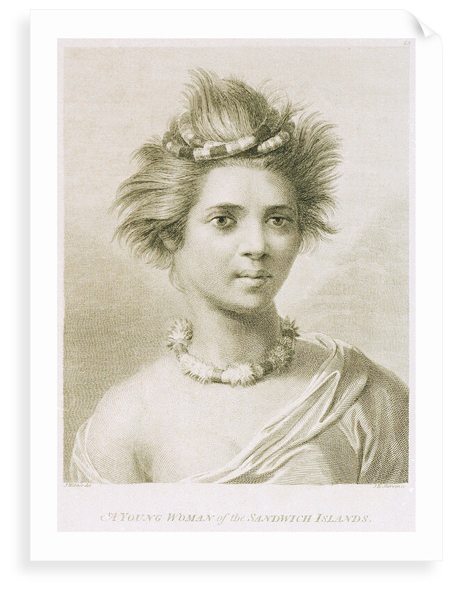 A young woman of the Sandwich Islands by John Webber
