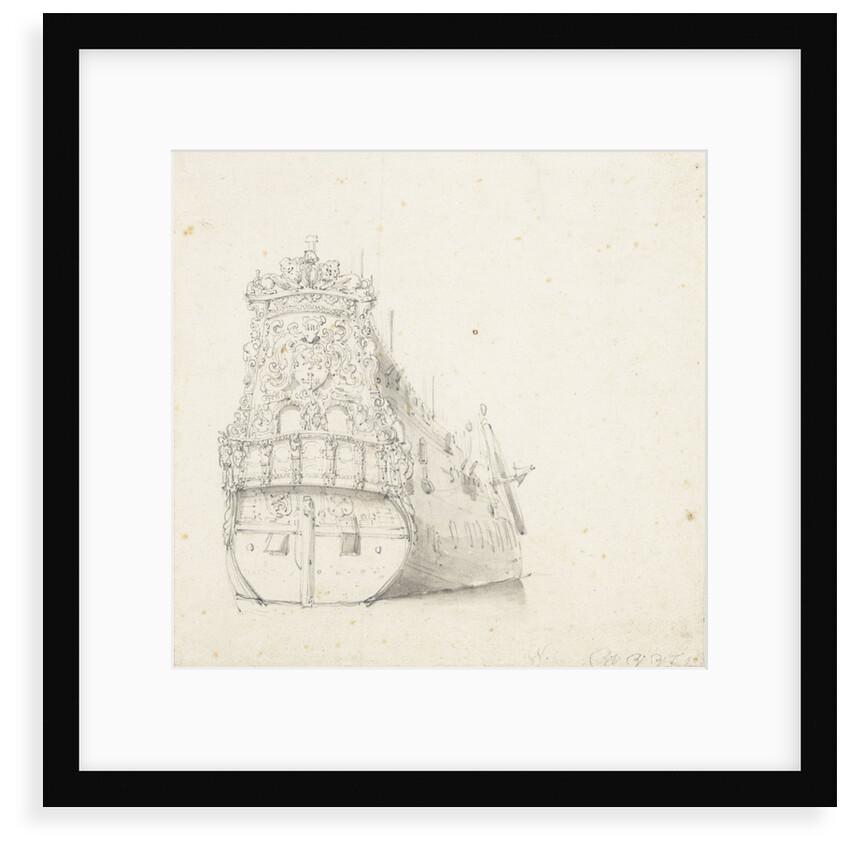 Portrait of the 'Zutphen' by Willem Van de Velde the Younger