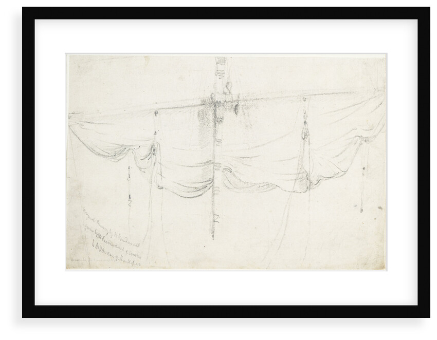 A course clewed up by Willem Van de Velde the Younger