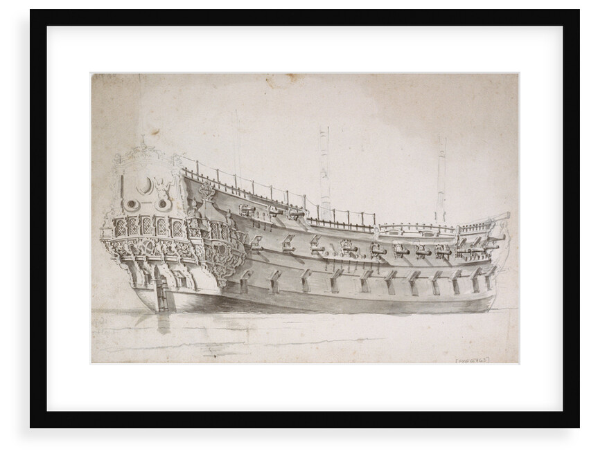 Portrait of the 'Portland' by Willem van de Velde the Elder