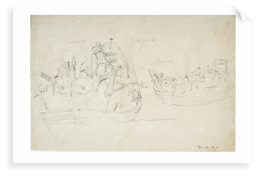 Portrait of the 'Royal Escape'? by Willem Van de Velde the Younger