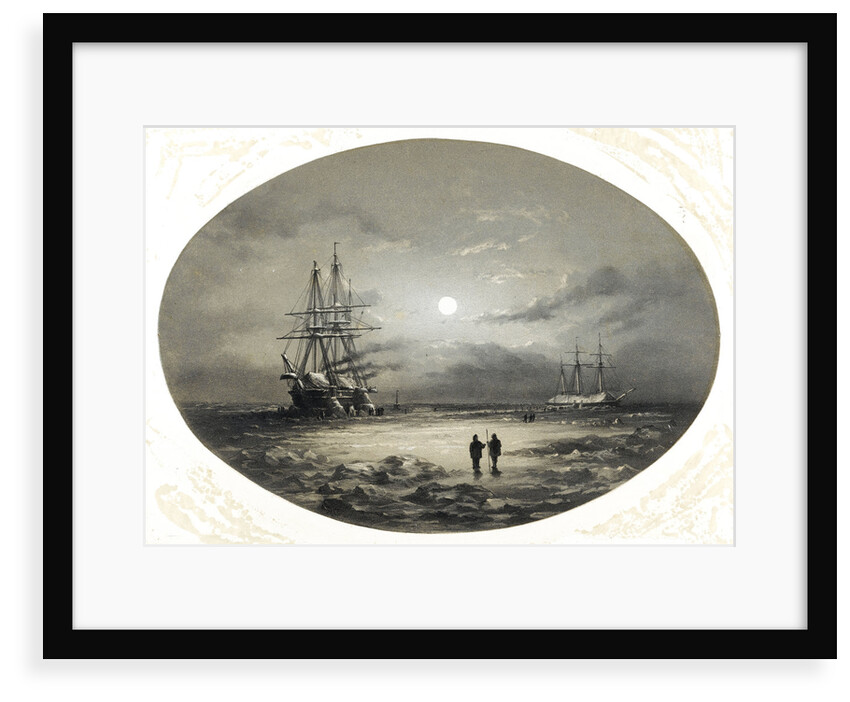The situation of HMS 'Resolute' & 'Intrepid' as they appeared in the Arctic Sea by G.F. Macdougall