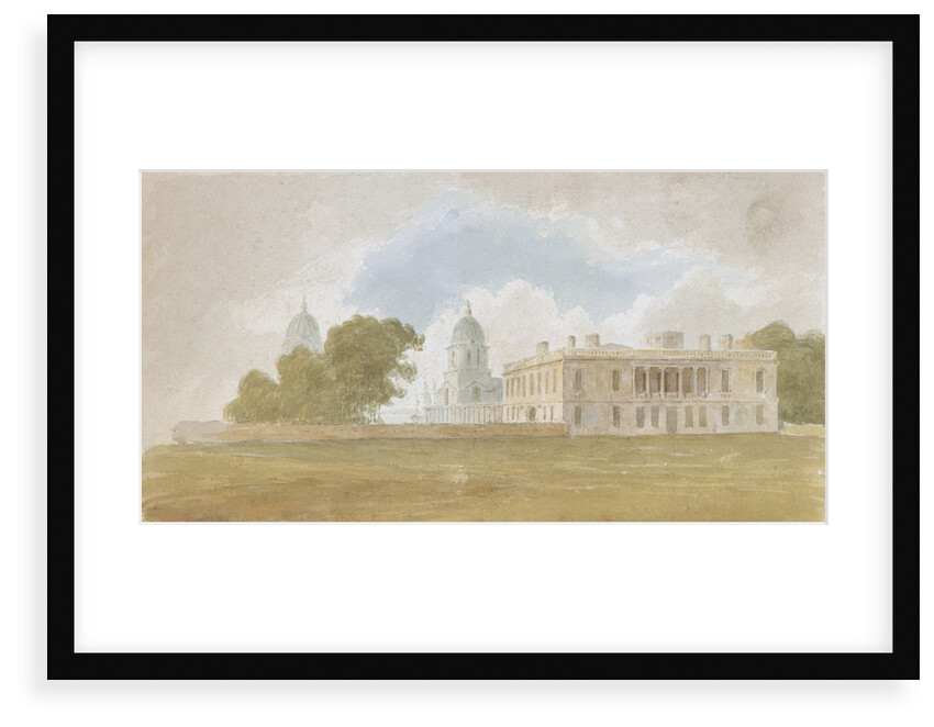 Queen's House and Greenwich Hospital by David Cox Sr