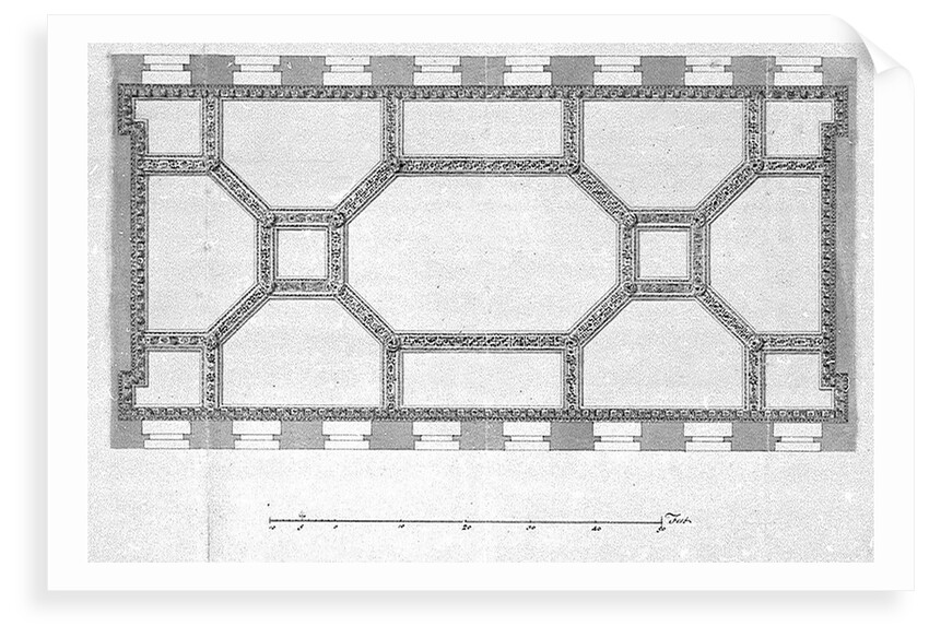 Ceiling of the chapel at Greenwich by Unknown