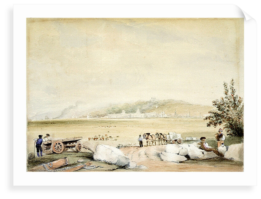 Greenwich from the Isle of Dogs by David Cox