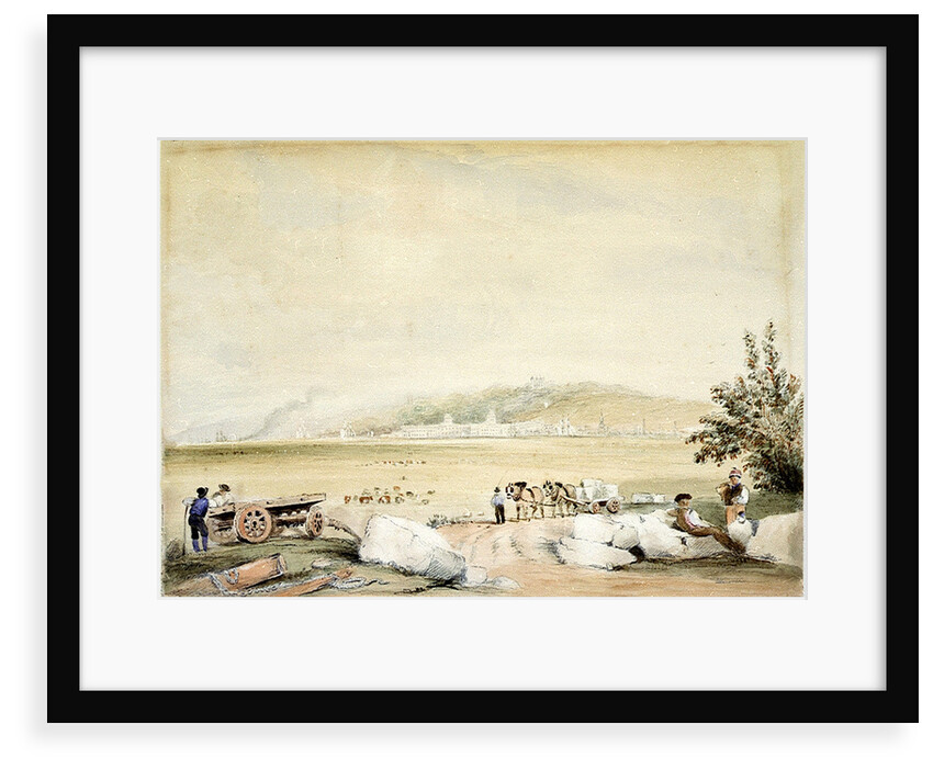 Greenwich from the Isle of Dogs by David Cox