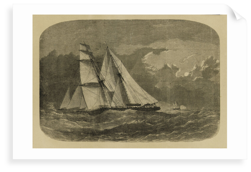 Night chase of the brigantine slaver Windward by HM steam-sloop Alecto by Smythe