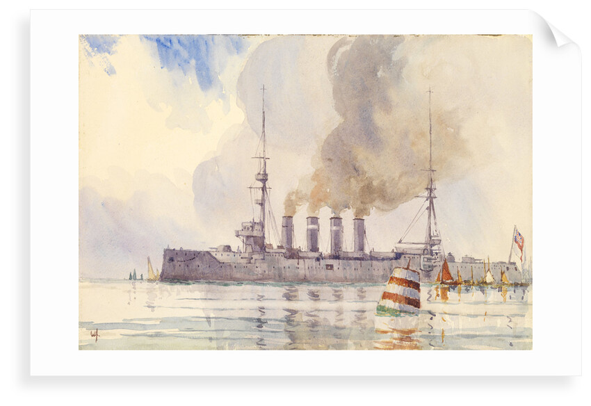 HMS 'Carnarvon' by W. H.