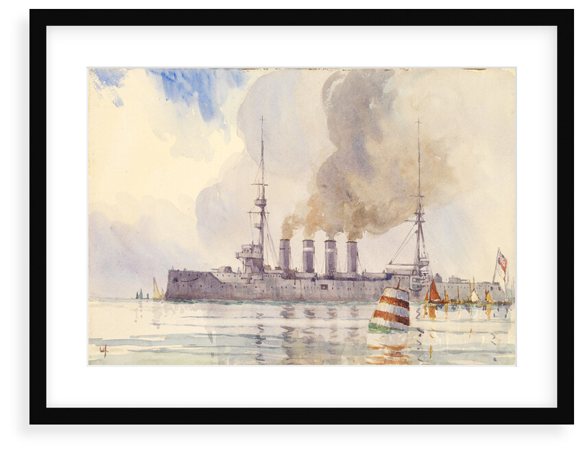 HMS 'Carnarvon' by W. H.