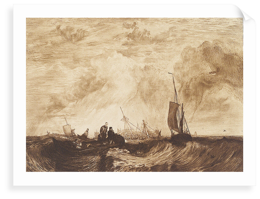Entrance of the Meuse H175 by Joseph Mallord William Turner