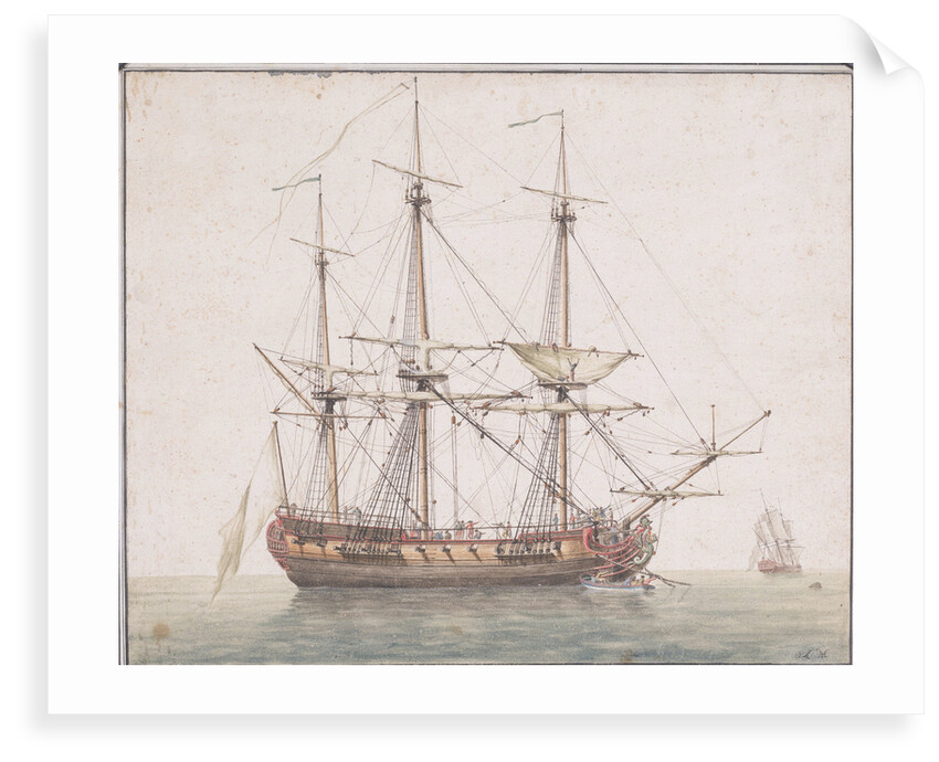 French frigate ab 1780 by O. L. M.