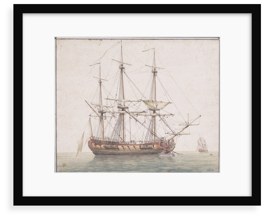 French frigate ab 1780 by O. L. M.