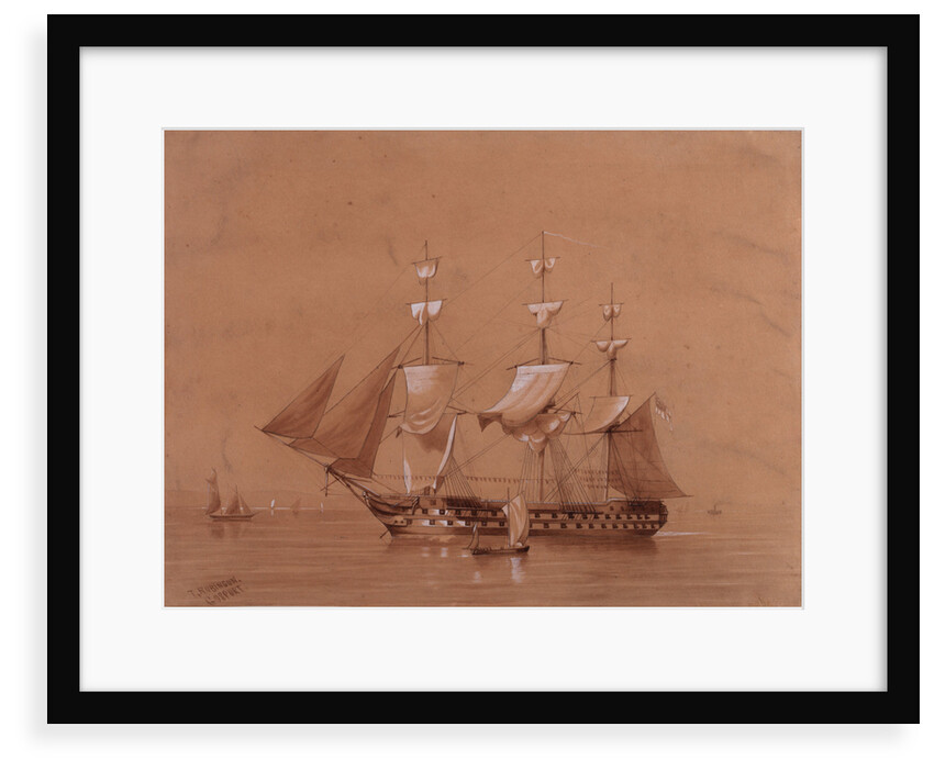 HMS 'Revenge' (1805) by T. Robinson