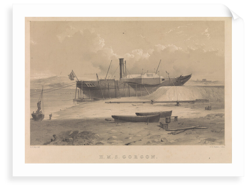 H.M.S. Gorgon by A.C. Key