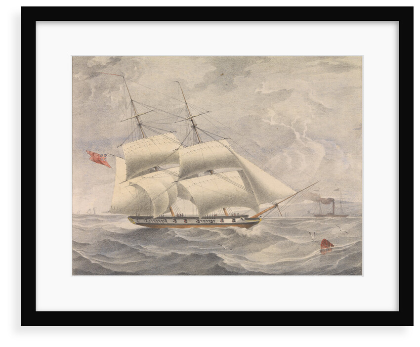 The brig-sloop HMS 'Fantome' by N. E. Deey [artist & engraver]; George Edward Madeley [printer]; T. Gillard [publisher]