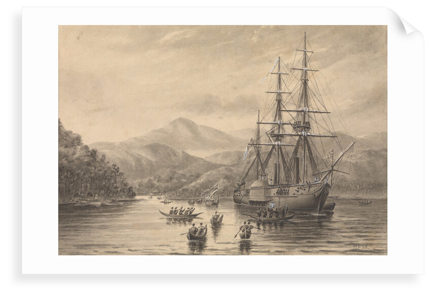 HMS 'Basilisk' Captain John Moresby by M.F.M.
