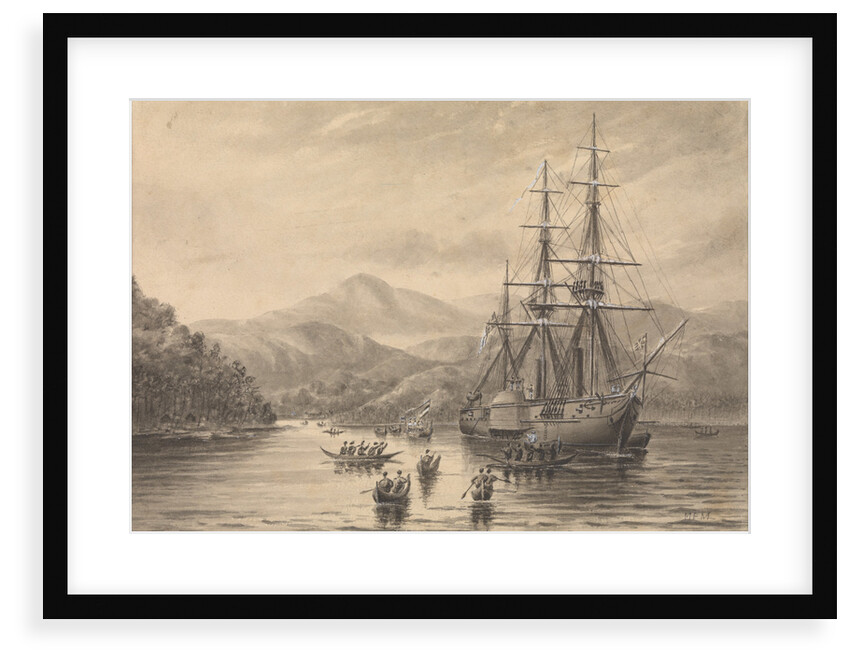 HMS 'Basilisk' Captain John Moresby by M.F.M.