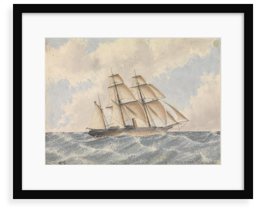 HMS 'Pandora' (1861) by T.C.D. Thompson