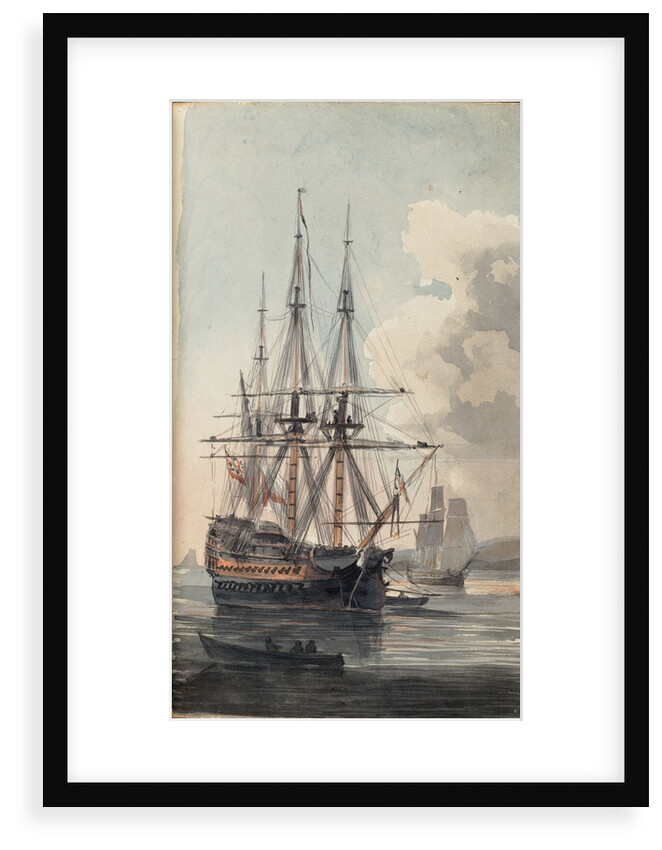 View of His Majesty's ship Inflexible by Edward Pelham Brenton