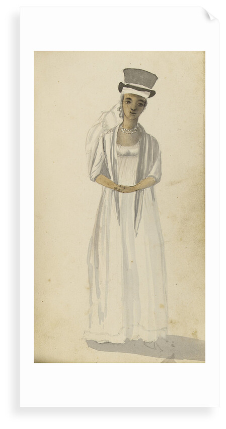 Portrait of a West Indian lady by Edward Pelham Brenton