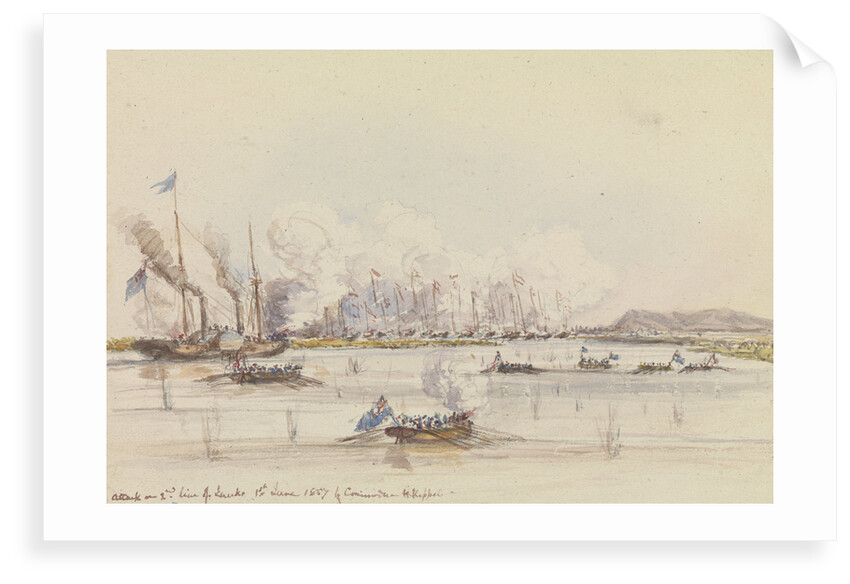 The action in Fatshan Creek by Oswald Walter Brierly