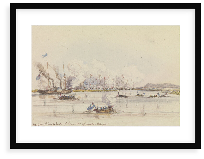 The action in Fatshan Creek by Oswald Walter Brierly