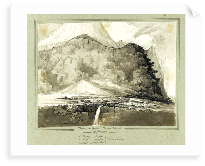 Tristan da Cunha South Atlantic by C. W. Browne