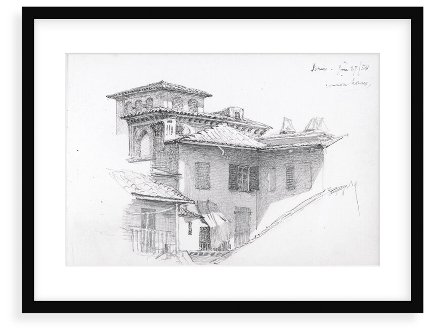 Common houses, Ivrea, 27 June 58 by John Brett