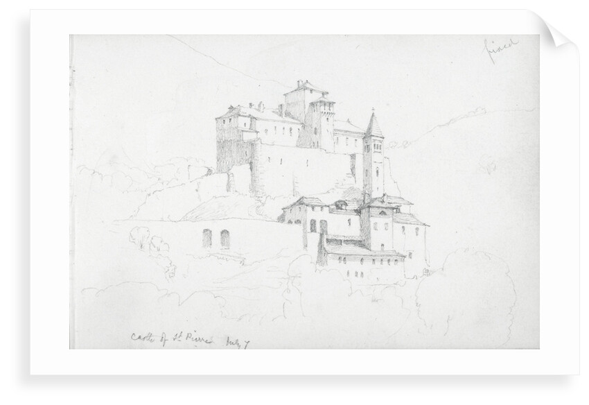 Castle of St Pierre, 7 July 1858 by John Brett
