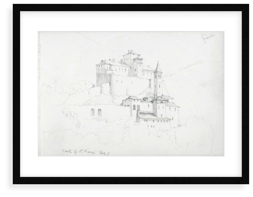 Castle of St Pierre, 7 July 1858 by John Brett