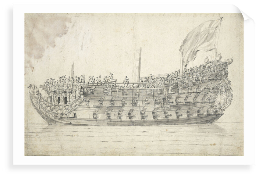 The 'St Andrew'? by Willem van de Velde the Elder