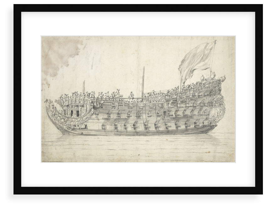 The 'St Andrew'? by Willem van de Velde the Elder