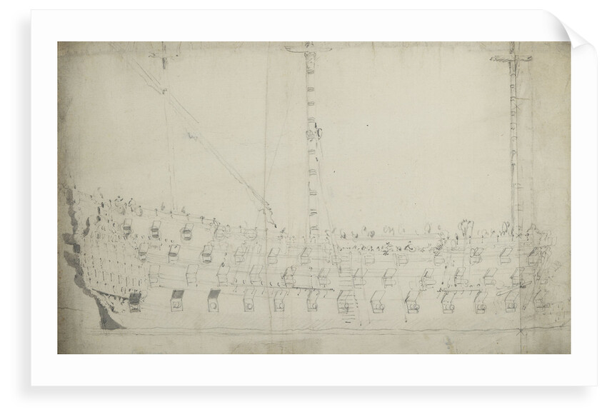 The 'Windsor Castle' by Willem van de Velde the Elder