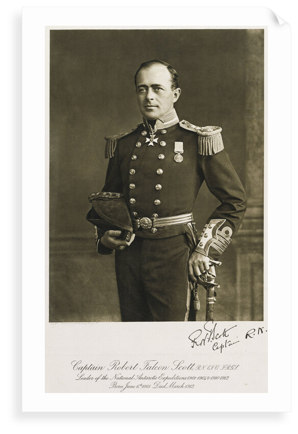 Captain Robert Falcon Scott, R.N., C.V.O., F.R.G.S. by Maull & Fox