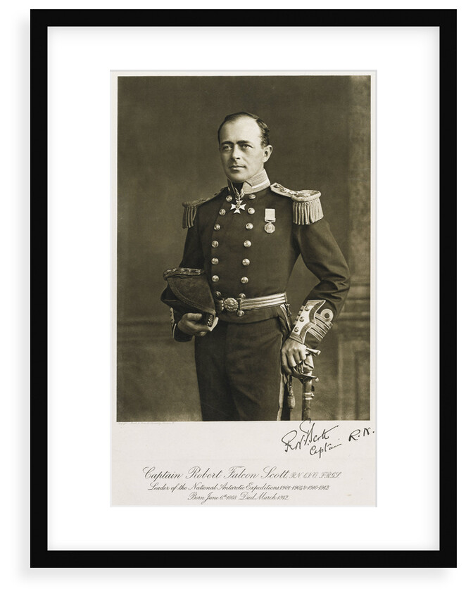Captain Robert Falcon Scott, R.N., C.V.O., F.R.G.S. by Maull & Fox