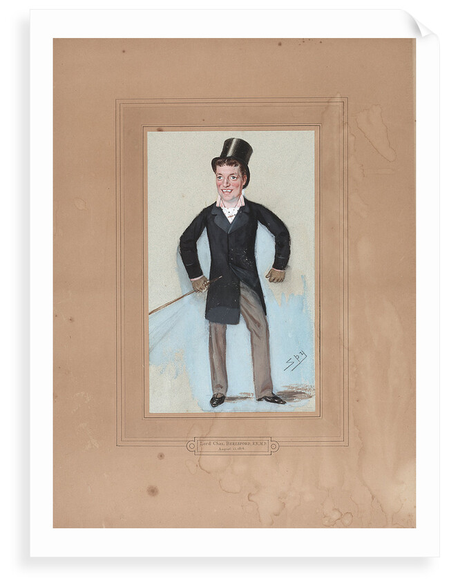 Admiral Charles William de la Poer Beresford (1846-1919) by Leslie Ward Spy