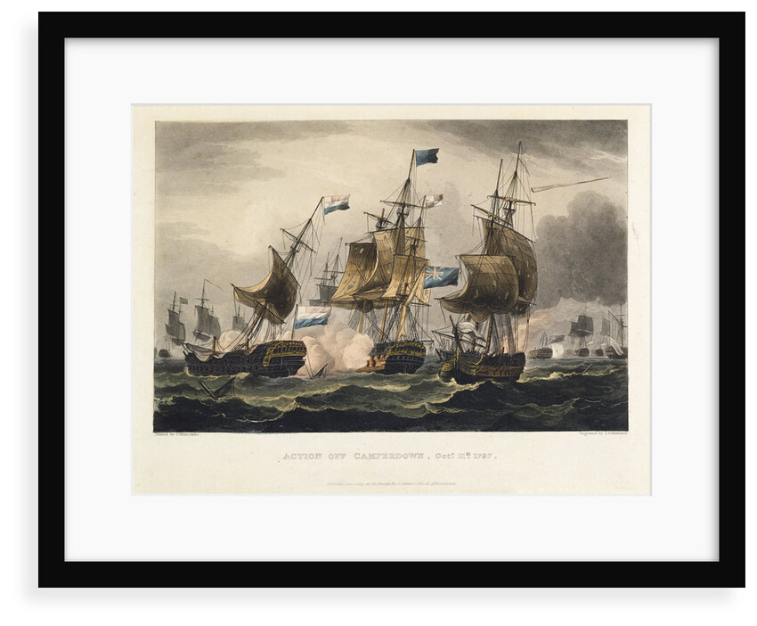 Action off Camperdown, Oct 11th 1797 by Thomas Sutherland