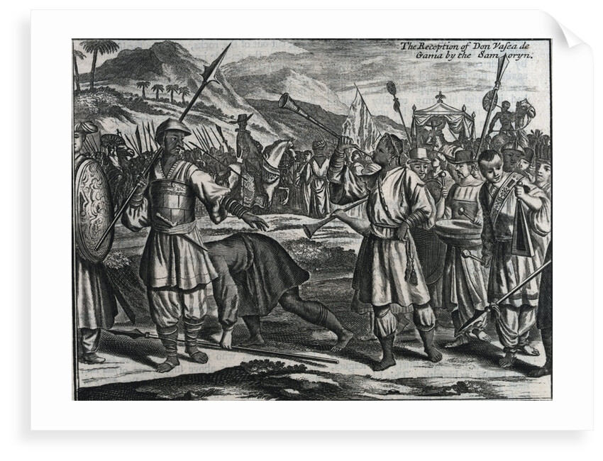 Reception of Don Vasco da Gama by the Sammoryn in Calicut, 1607 by unknown