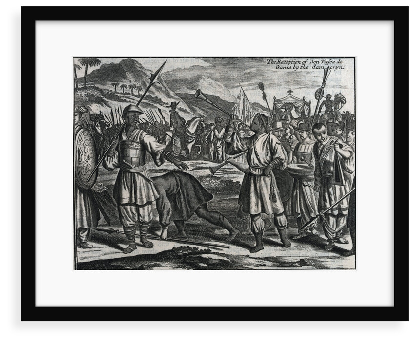 Reception of Don Vasco da Gama by the Sammoryn in Calicut, 1607 by unknown