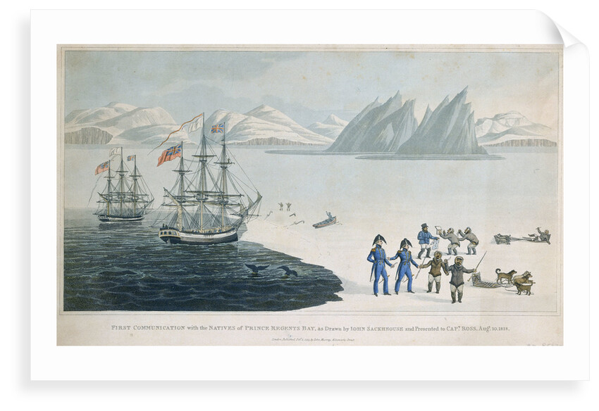First communication with the Natives of Prince Regents Bay by John Sackhouse