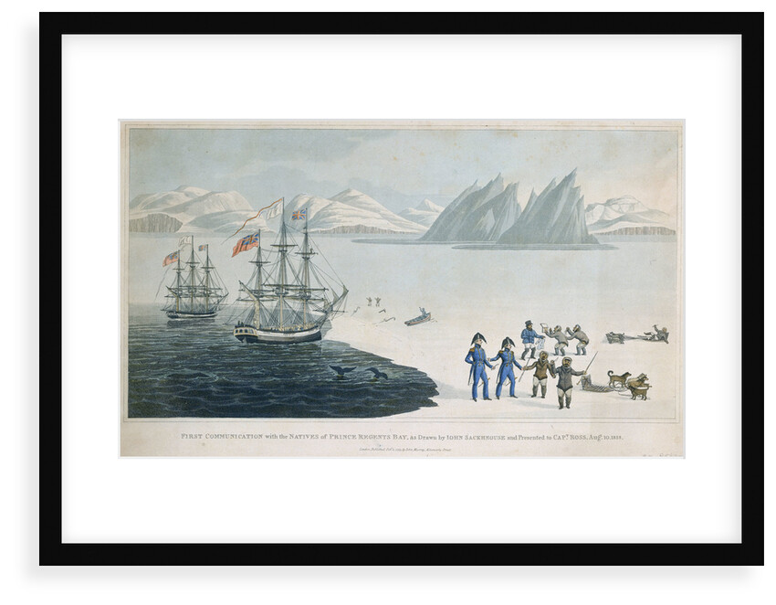 First communication with the Natives of Prince Regents Bay by John Sackhouse