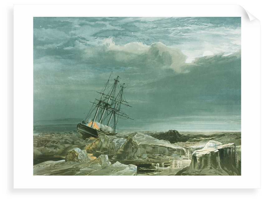 HMS 'Investigator' trapped in the ice, 8 October 1850 by S. Gurney