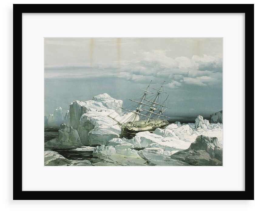 HMS 'Investigator' trapped in the ice on the north coast of Baring Island, 29 August 1851 by S. Gurney