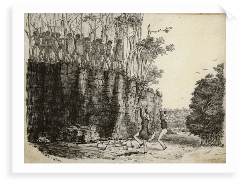 Messrs Fitzmaurice & Keys Dancing for their Lives During the 'Beagle' Survey Expedition, 1837-43 by R. Fitzmaurice