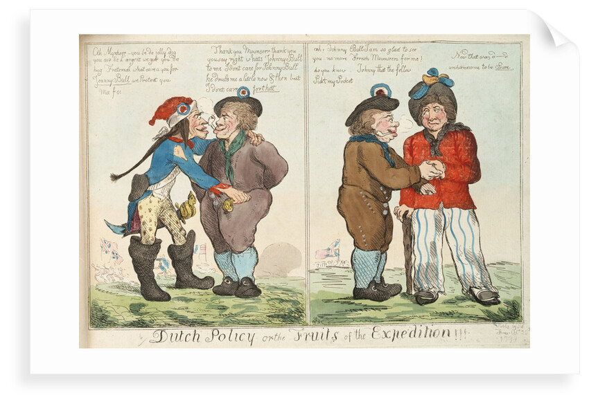 Dutch Policy or the Fruits of the Expedition!!! by Isaac Cruikshank