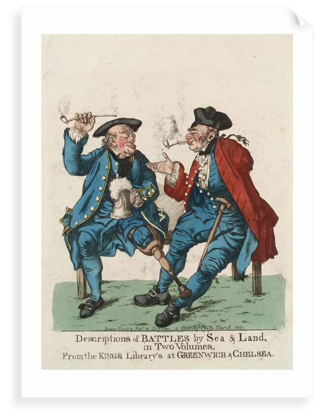 Greenwich and Chelsea Pensioners by Robert Dighton