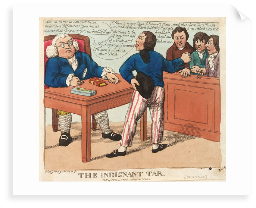 The Indignant Tar by Giles Grinagain