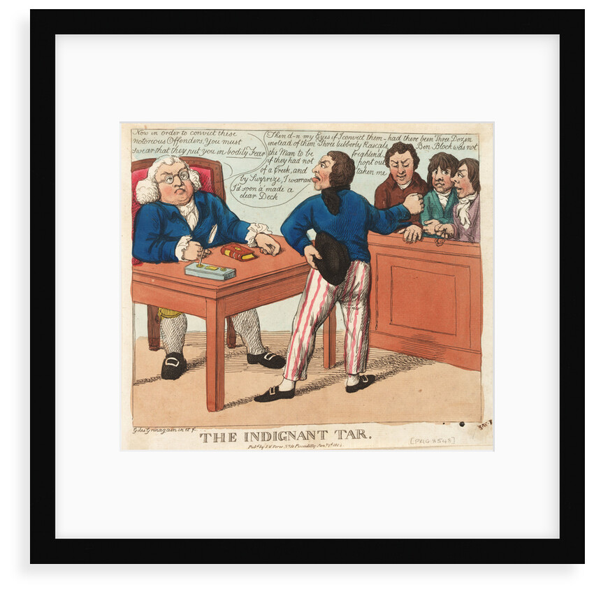The Indignant Tar by Giles Grinagain