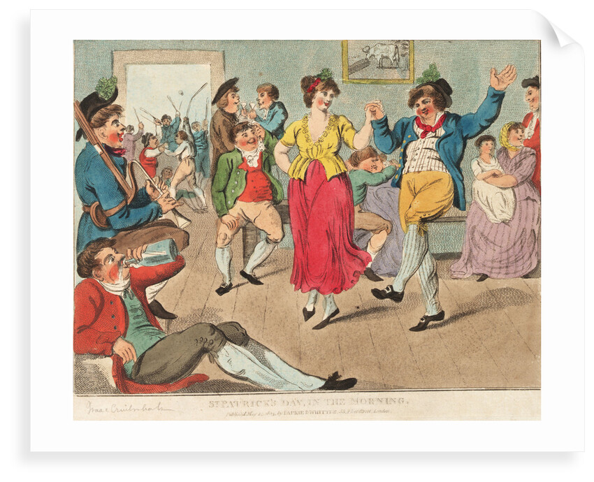 St Patrick's Day in the Morning by Isaac Cruikshank