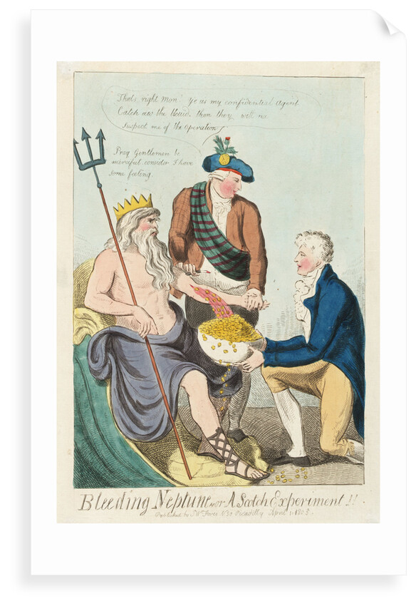 Bleeding Neptune or A Scotch Experiment!!' by Isaac Cruikshank
